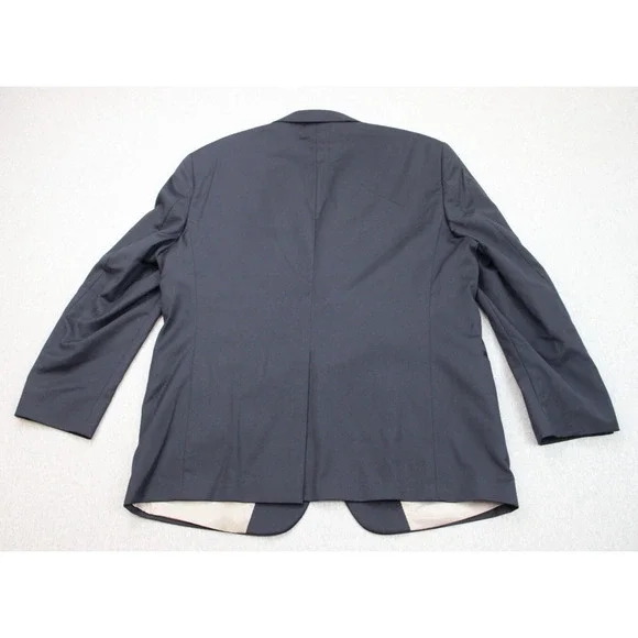 Hart Schaffner Marx Blazer Mens 44S Blue Lined 2 Button Single Breasted Jacket